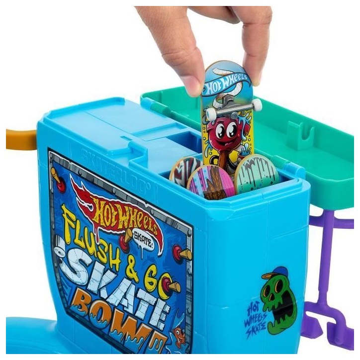 Hot Wheels Skate-Tirez la Chasse : C'est Parti !-Coffret fingerboard HXL16