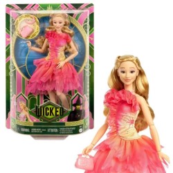 Mattel-Wicked-Poupée Glinda avec accessoires et habillages amovibles