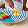 Fisher-Price-Table musicale en bois avec instruments de percussion HXT