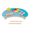 Fisher-Price-Table musicale en bois avec instruments de percussion HXT