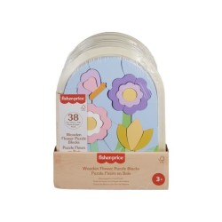 Fisher-Price-Puzzle Fleurs en Bois-Puzzle 37 pieces pour la maternell