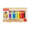 Fisher-Price-Xylophone en bois, instrument de musique avec 2 pieces H
