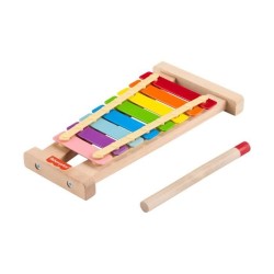 Fisher-Price-Xylophone en bois, instrument de musique avec 2 pieces H