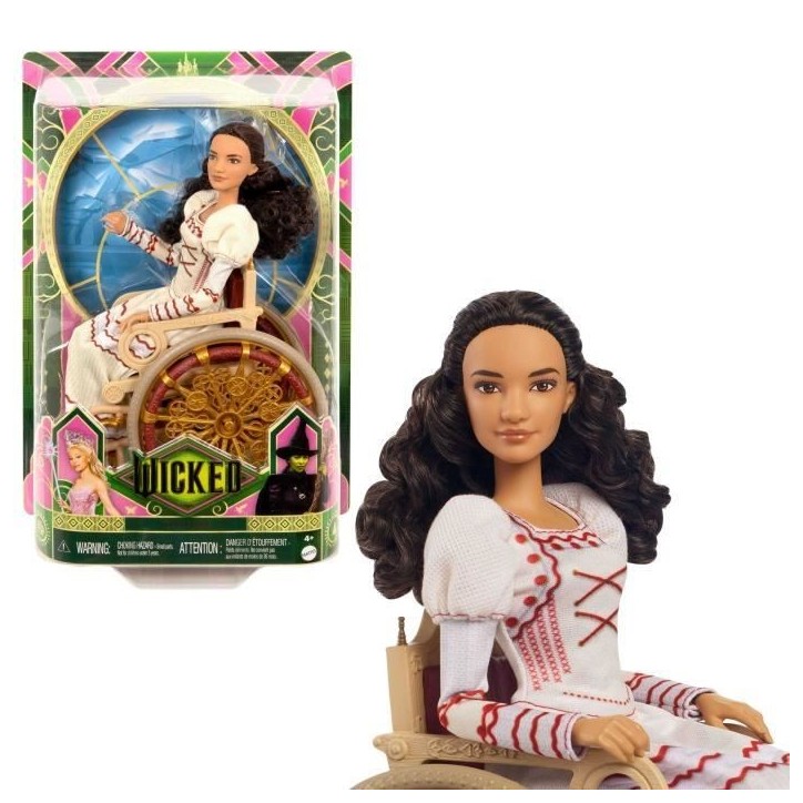 Mattel-Wicked-Poupée Nessarose avec tenue et accessoires - Wicked - HXY36 Mattel-Wicked-Poupée Nessarose avec tenue et accessoires - Wicked - HXY36