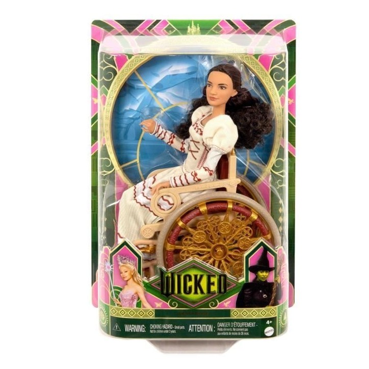 Mattel-Wicked-Poupée Nessarose avec tenue et accessoires - Wicked - HXY36 Mattel-Wicked-Poupée Nessarose avec tenue et accessoires - Wicked - HXY36