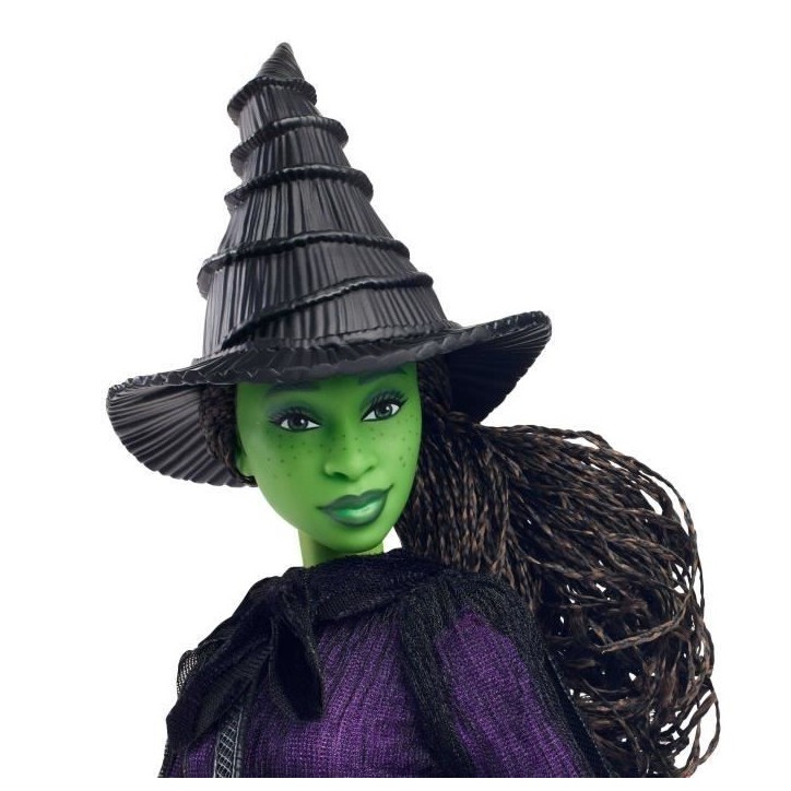 Mattel-Wicked-Poupée Elphaba avec cheveux tressés et multiples poses - Wicked - HXY38 Mattel-Wicked-Poupée Elphaba avec cheveux tressés et multiples poses - Wicked - HXY38