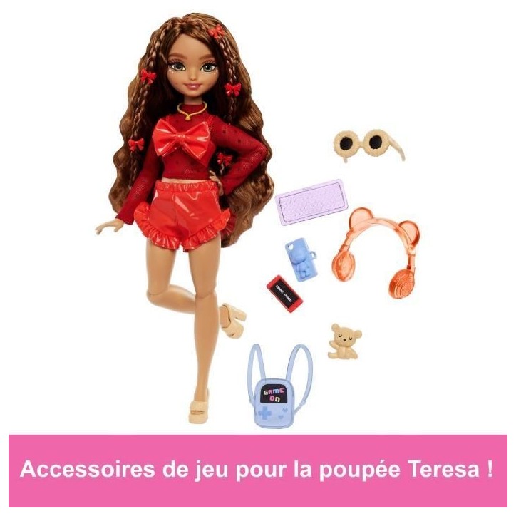BARBIE équipe de Reve Teresa-Poupée et accessoires - Barbie - HYC23 BARBIE équipe de Reve Teresa-Poupée et accessoires - Barbie - HYC23