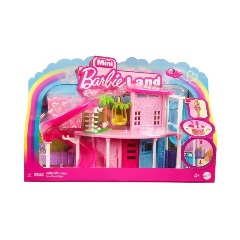 Barbie-Maison de Poupée Mini-BarbieLand-Coffrets maison et accessoire Barbie-Maison de Poupée Mini-BarbieLand-Coffrets maison et accessoire