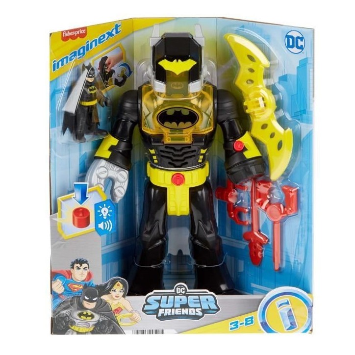 Fisher-Price-DC Super Friends Batman dans son Exosquelette-robot - Imaginext - HYG31