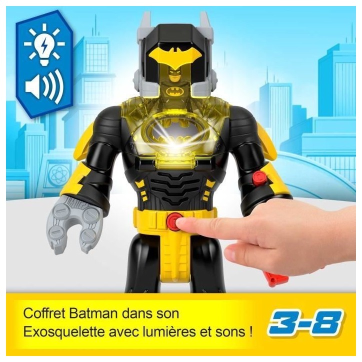 Fisher-Price-DC Super Friends Batman dans son Exosquelette-robot - Imaginext - HYG31