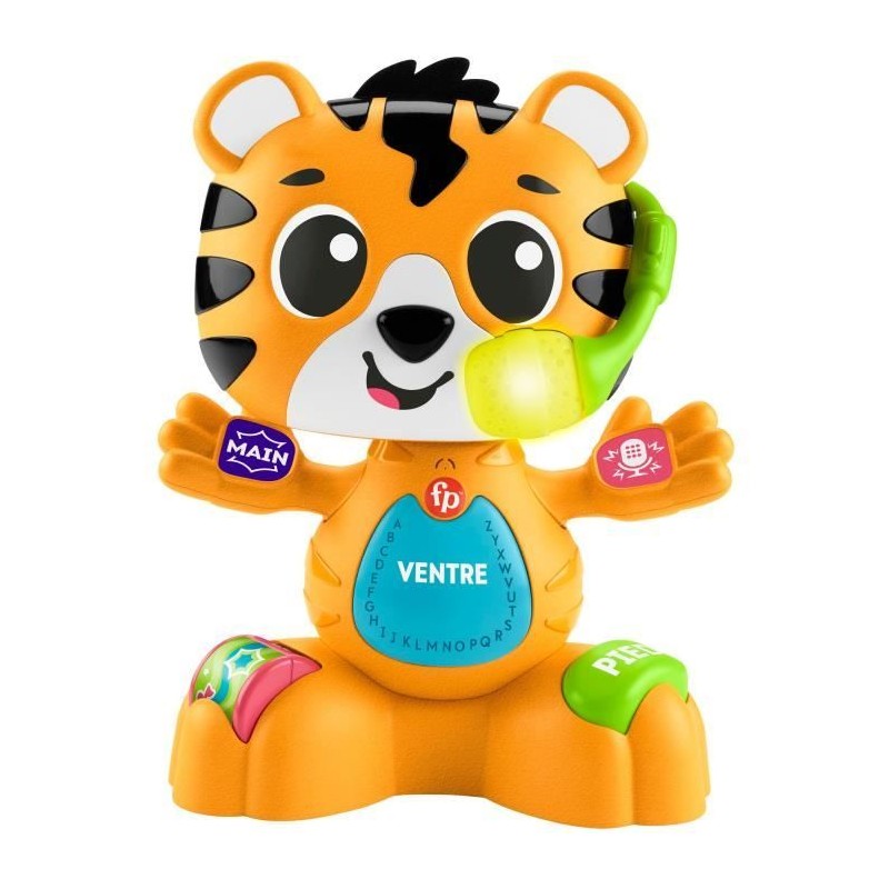 Fisher-Price-Link Squad Tigre Parties du Corps-Jouet d'éveil musical Fisher-Price-Link Squad Tigre Parties du Corps-Jouet d'éveil musical