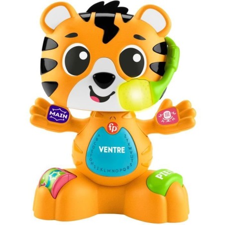 Fisher-Price-Link Squad Tigre Parties du Corps-Jouet d'éveil musical