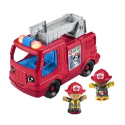 Fisher-Price-Little People-Camion de pompiers version multilingue HYR8