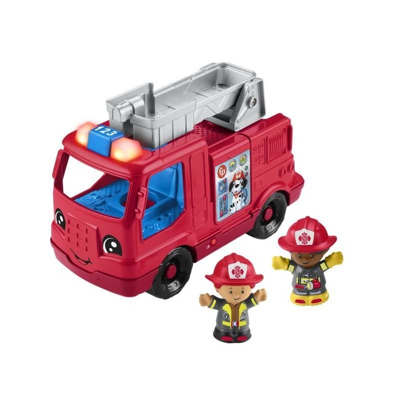 Fisher-Price-Little People-Camion de pompiers version multilingue HYR8 Fisher-Price-Little People-Camion de pompiers version multilingue HYR8