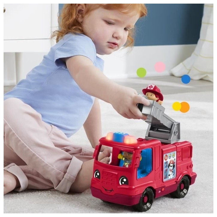 Fisher-Price-Little People-Camion de pompiers version multilingue HYR88