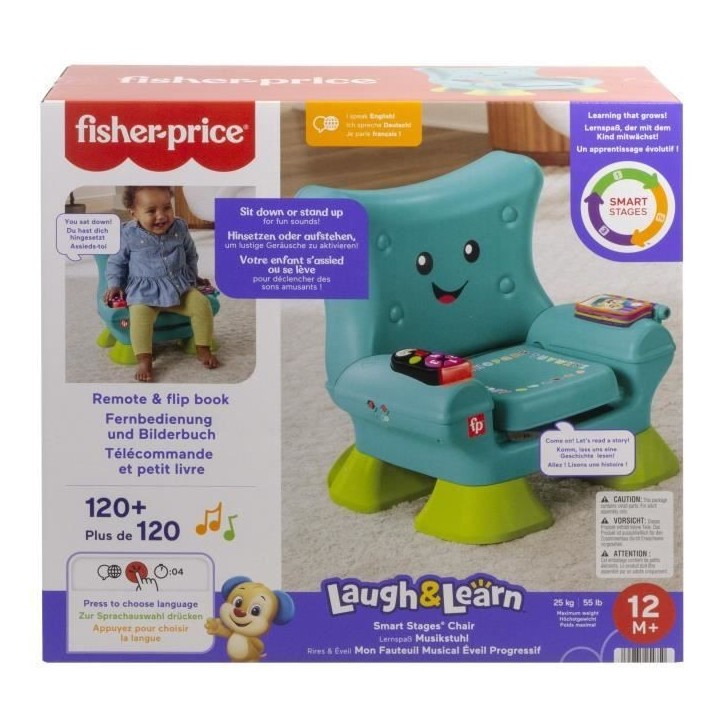 Fisher-Price-Rires et Éveil-Chaise Éveil Progressif électronique HYR97 Fisher-Price-Rires et Éveil-Chaise Éveil Progressif électronique HYR97