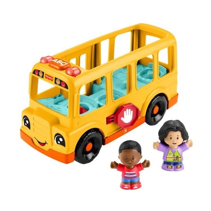Fisher-Price Little People-Le Bus Scolaire-Véhicule musical a pousser HYT03 Fisher-Price Little People-Le Bus Scolaire-Véhicule musical a pousser HYT03