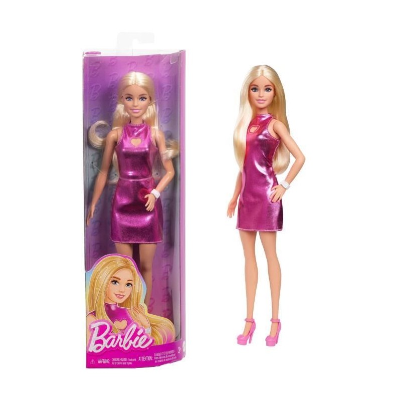 Barbie – Poupée Barbie Fashionistas Robe Scintillante HYT88 Barbie – Poupée Barbie Fashionistas Robe Scintillante HYT88
