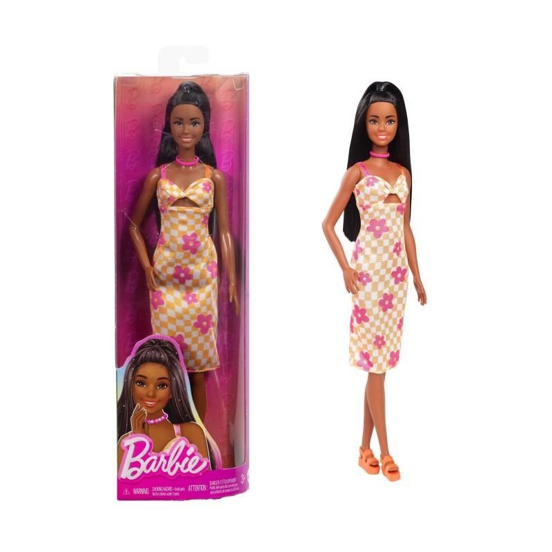 Barbie-Poupée Barbie Fashionistas Printemps - Barbie - HYT91 Barbie-Poupée Barbie Fashionistas Printemps - Barbie - HYT91