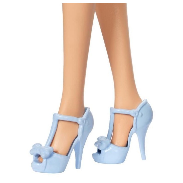 Barbie - Poupée Barbie Fashionistas Robe Dos Nu Bleu Layette avec noeud - Barbie - HYT93 Barbie - Poupée Barbie Fashionistas Robe Dos Nu Bleu Layette avec noeud - Barbie - HYT93