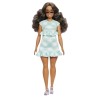 Barbie - Poupée Barbie Fashionistas Robe Vert Menthe avec lunettes -