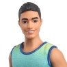 Barbie-Fashionistas-Poupée Ken Avec Débardeur Dégradé Et Short En