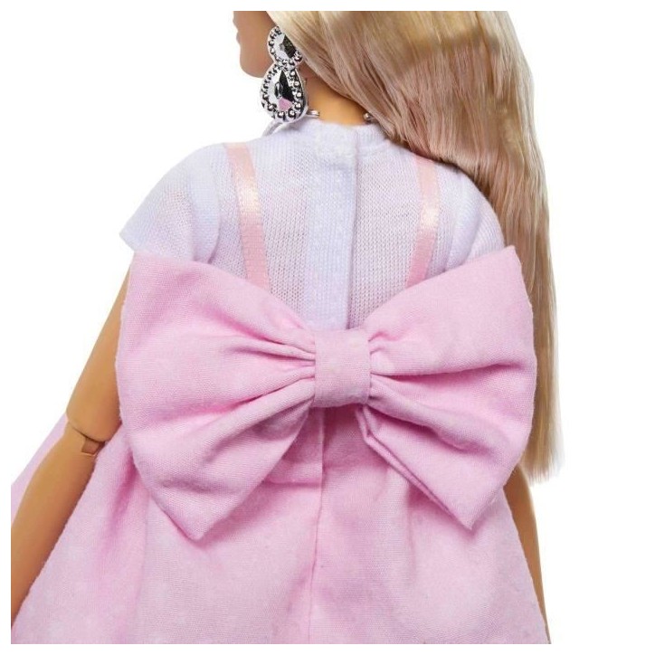 Barbie-Deluxe Style-Poupée Barbie Blonde a Robe Rose Pastel - 4ans+ - HYV27 Barbie-Deluxe Style-Poupée Barbie Blonde a Robe Rose Pastel - 4ans+ - HYV27