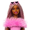 Barbie-Deluxe Style-Poupée Barbie a Combinaison Rose Tissu Doux - 4 a
