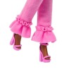 Barbie-Deluxe Style-Poupée Barbie a Combinaison Rose Tissu Doux - 4 a