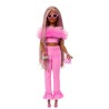 Barbie-Deluxe Style-Poupée Barbie a Combinaison Rose Tissu Doux - 4 a