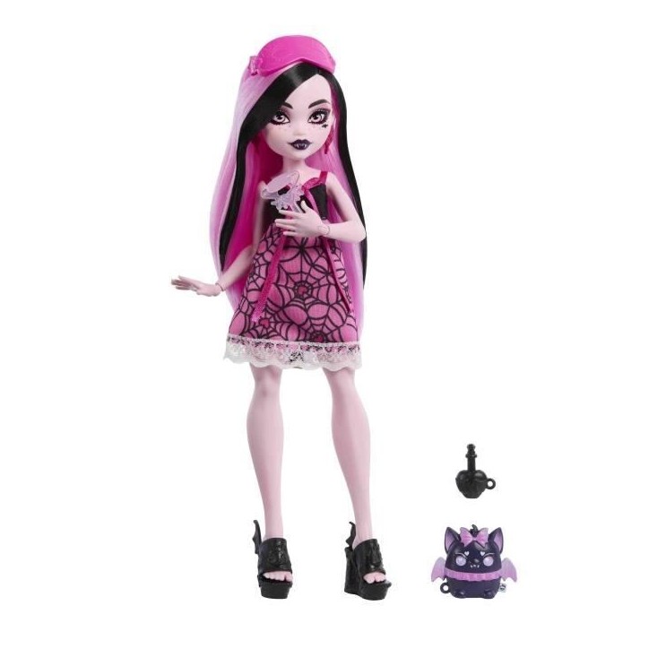 Monster High-Secrets Enfouis-Coffret Poupée Soirée Pyjama Terrifiante - 4 ans+- HYV64 Monster High-Secrets Enfouis-Coffret Poupée Soirée Pyjama Terrifiante - 4 ans+- HYV64