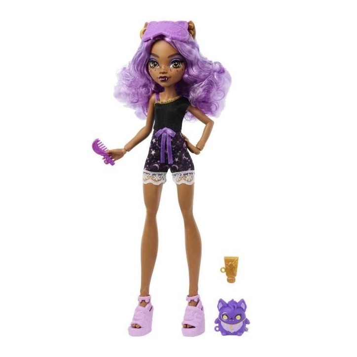 Monster High-Secrets Enfouis-Coffret Poupée Soirée Pyjama Terrifiante - 4 ans+- HYV64 Monster High-Secrets Enfouis-Coffret Poupée Soirée Pyjama Terrifiante - 4 ans+- HYV64