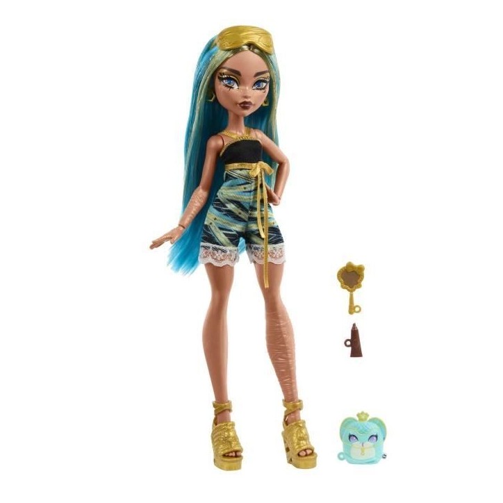 Monster High-Secrets Enfouis-Coffret Poupée Soirée Pyjama Terrifiante - 4 ans+- HYV64 Monster High-Secrets Enfouis-Coffret Poupée Soirée Pyjama Terrifiante - 4 ans+- HYV64