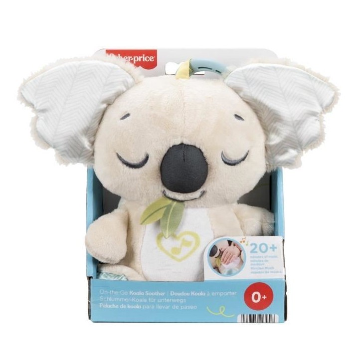Fisher-Price - Doudou Koala a emporter - Veilleuse musicale en peluche - Fisher-Price - JBD65