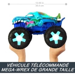 Hot Wheels Monster Trucks-Mega-Wrex-Véhicule télécommandé échell
