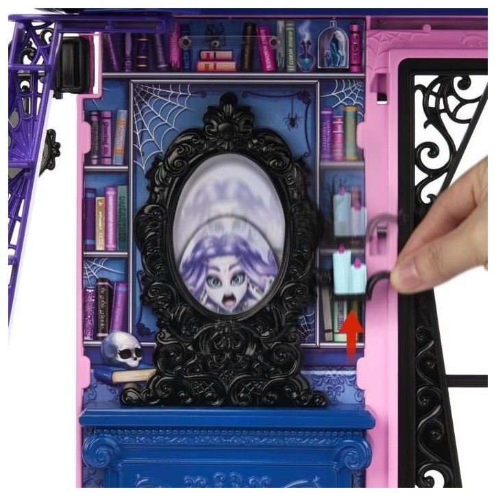 Monster High - Hôtel Bouh-tique - Maison de poupée et accessoires - Monster High - JBF16 Monster High - Hôtel Bouh-tique - Maison de poupée et accessoires - Monster High - JBF16