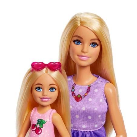 Barbie-Famille Et Amis-Barbie Pique-Nique-Coffret 2 Poupées - 3 ans+- JBF43