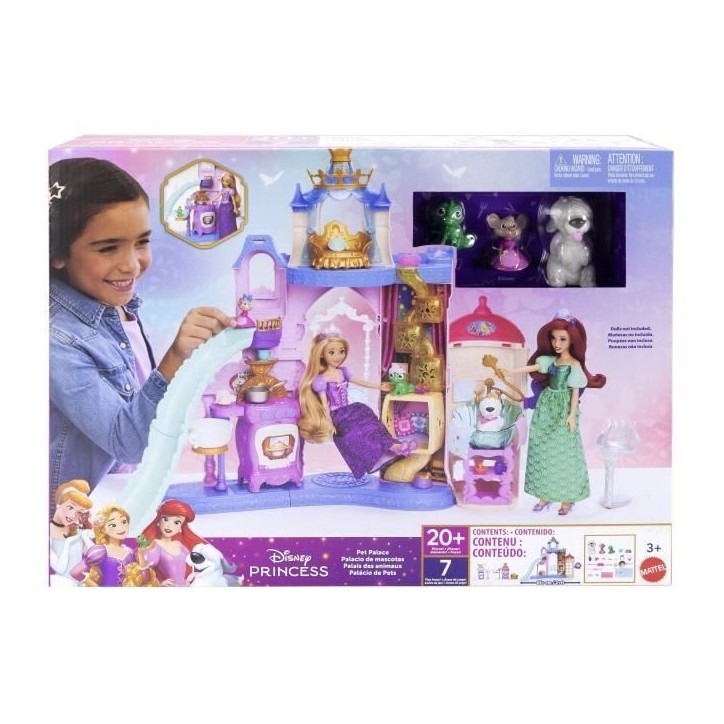 Disney Princess - Coffret Le Palais des Animaux - 7 espaces de jeu - Disney Princess - JBF96