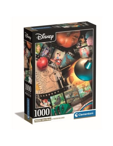 Clementoni - 1000p Classic Movies Disney - 70 x 50 cm - Avec poster