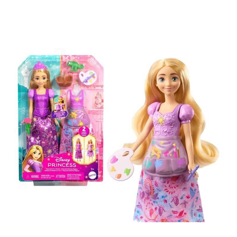 Princesses Disney-Poupée Raiponce Pique-Nique Et Art-Coffret - 3 ans+ Princesses Disney-Poupée Raiponce Pique-Nique Et Art-Coffret - 3 ans+