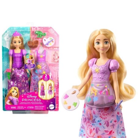 Princesses Disney-Poupée Raiponce Pique-Nique Et Art-Coffret - 3 ans+