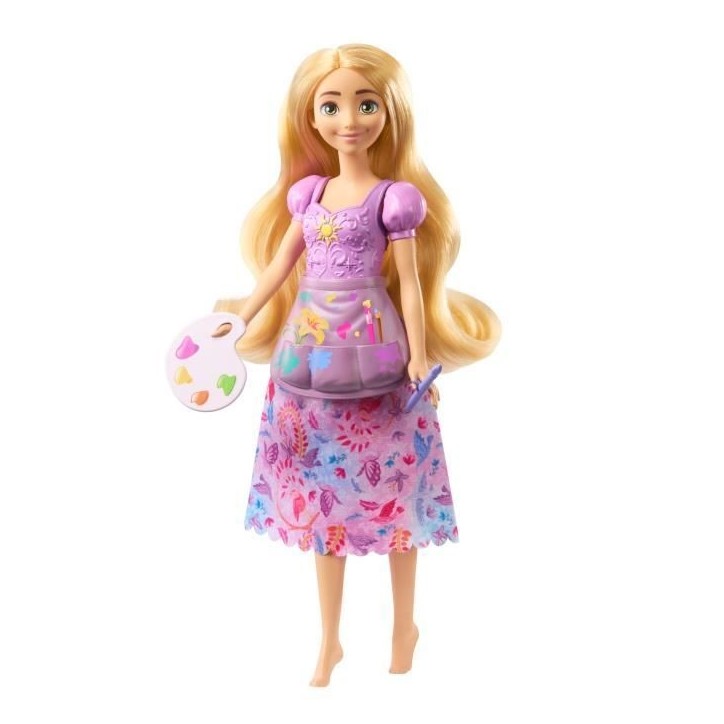 Princesses Disney-Poupée Raiponce Pique-Nique Et Art-Coffret - 3 ans+- JBG09