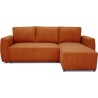 Canapé d'angle convertible 3 a 4 places PHARELL - Tissu velours cotel
