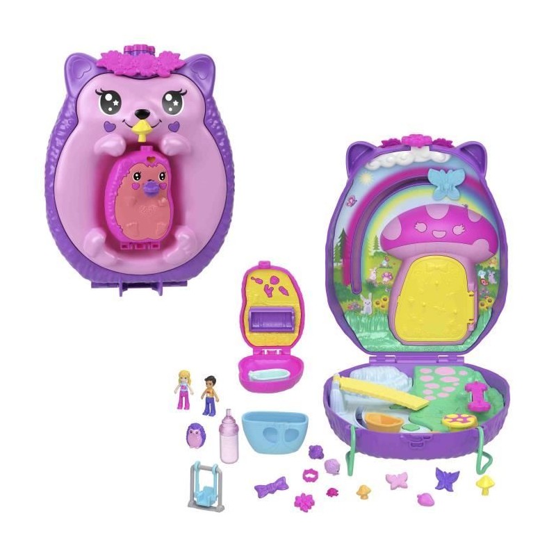 Polly Pocket Maman Et Bébé Hérissons Coffret Sac a Main 2 Figurines Polly Pocket Maman Et Bébé Hérissons Coffret Sac a Main 2 Figurines