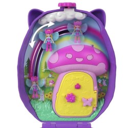 Polly Pocket Maman Et Bébé Hérissons Coffret Sac a Main 2 Figurines