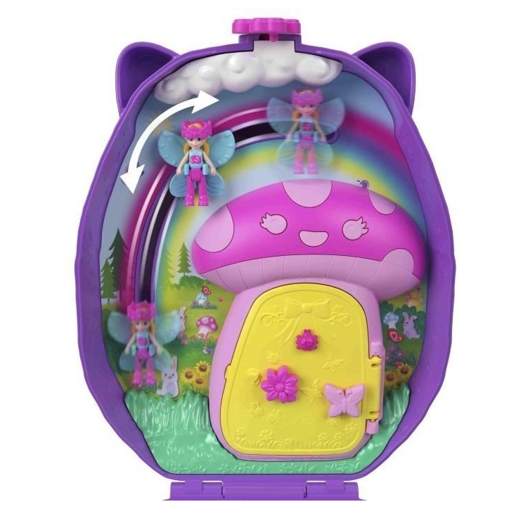 Polly Pocket Maman Et Bébé Hérissons Coffret Sac a Main 2 Figurines - JBJ91 4ans et plus