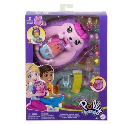 Polly Pocket Maman Et Bébé Hérissons Coffret Sac a Main 2 Figurines