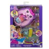 Polly Pocket Maman Et Bébé Hérissons Coffret Sac a Main 2 Figurines