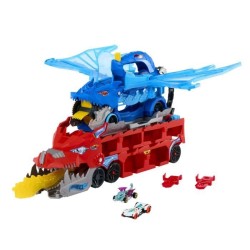 Hot Wheels - Transporteur 2 en 1 Dragons Hot Wheels City - Hot Whee