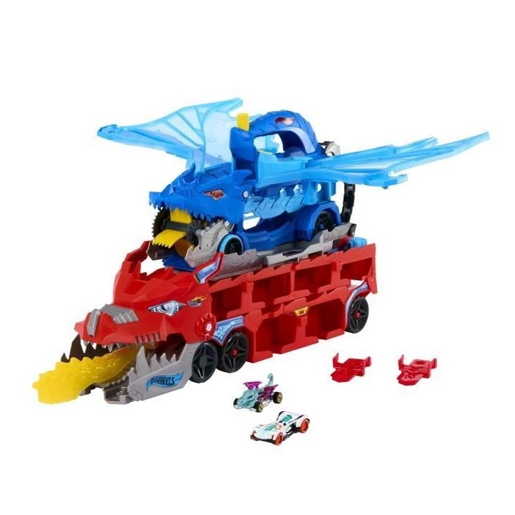 Hot Wheels - Transporteur 2 en 1 Dragons Hot Wheels City - Hot Wheels - JBM72
